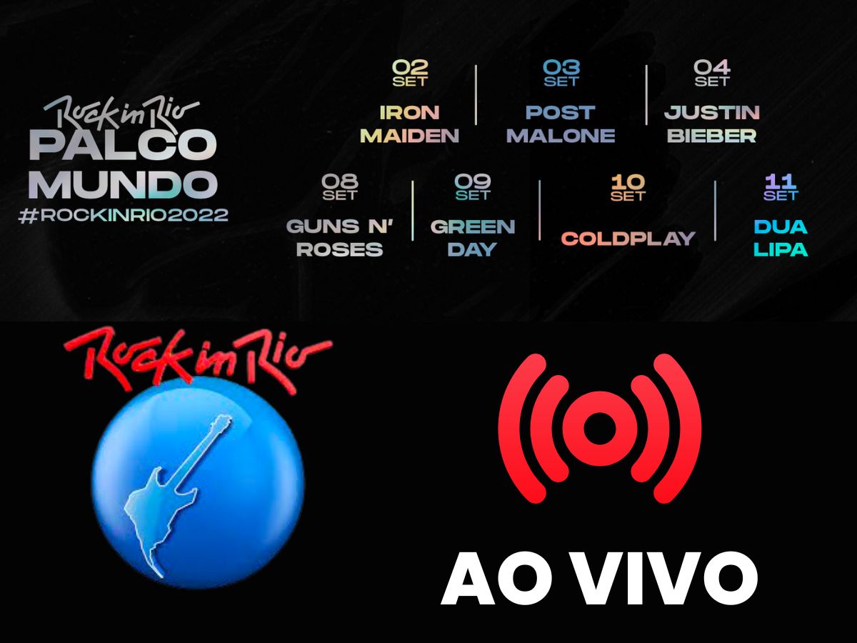 Rock In Rio 2022 primeiro dia (02/09): Como assistir Ao vivo e ONLINE