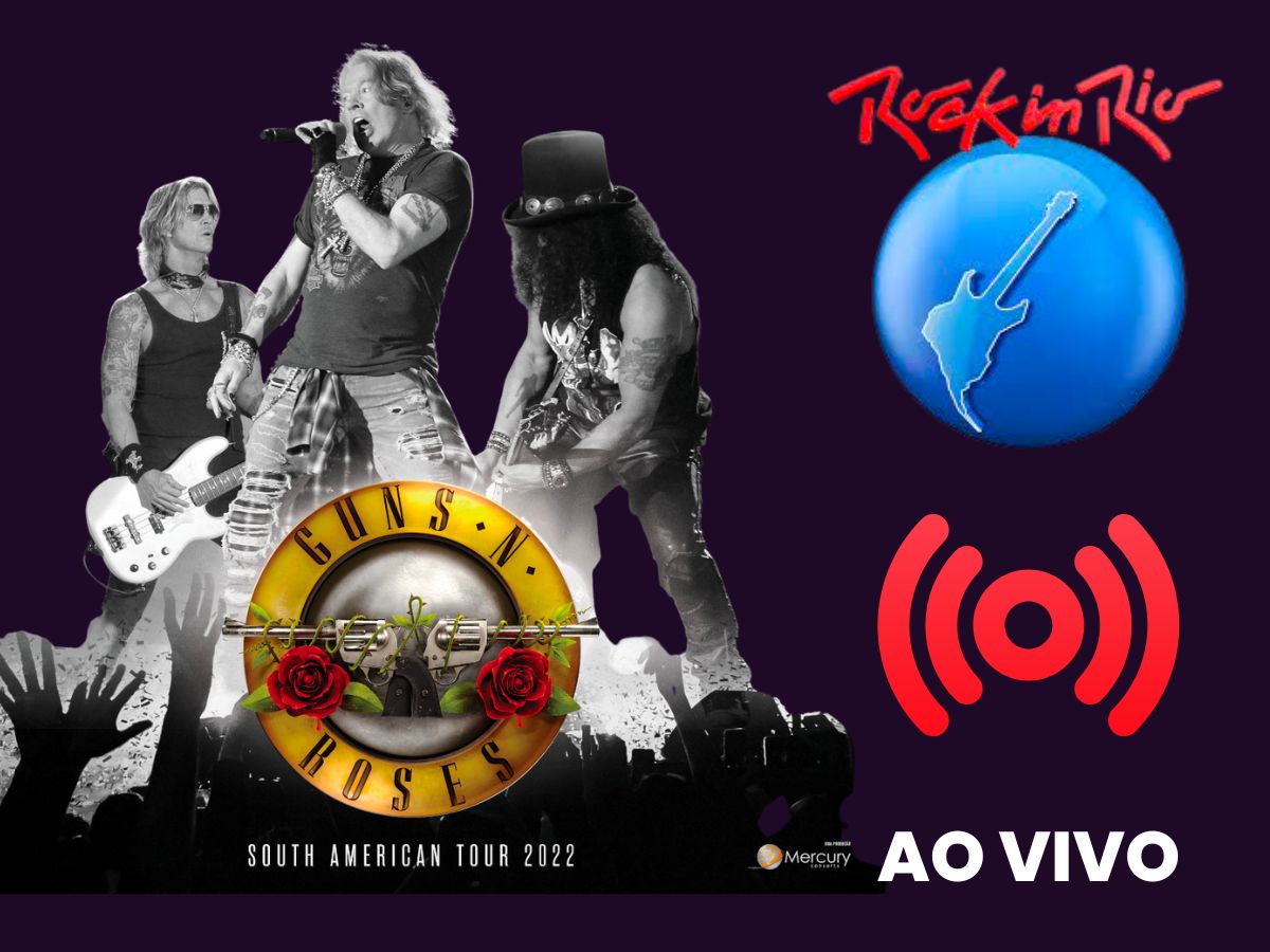 Guns N' Roses no Rock In Rio 2022: Como assistir AO VIVO e ONLINE