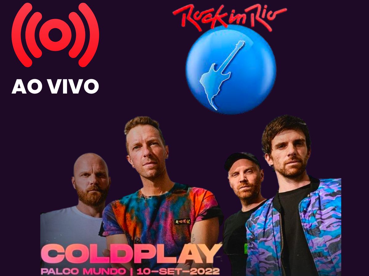 Coldplay no Rock In Rio 2022: Como assistir AO VIVO e ONLINE